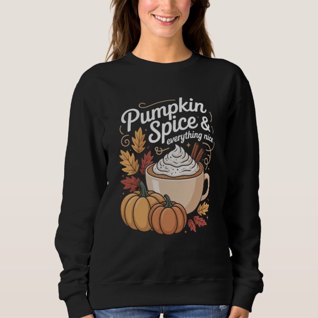 Sudadera Especia de Calabaza Otoño (Anverso)