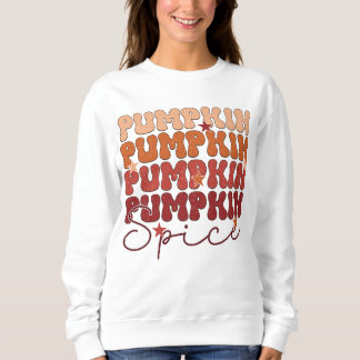 Sudadera Especia de Calabaza Retro Otoño