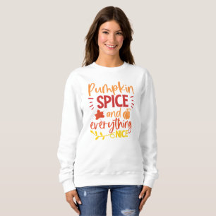 Sudadera Especia de Calabaza y Todo lo Bonito de Otoño