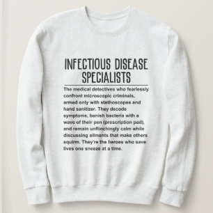 Sudadera Especialista en enfermedades infecciosas