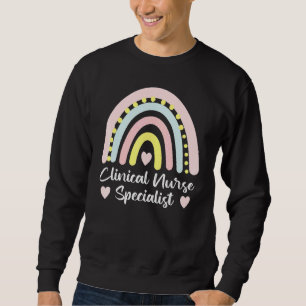 Sudadera Especialista En Enfermería Cns Boho Rainbow Colorf