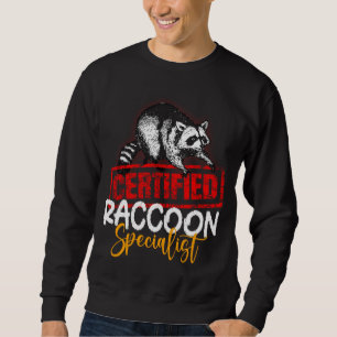 Sudadera Especialista en Raccoon certificado