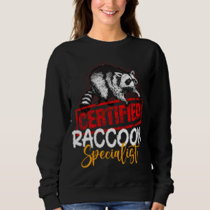 Sudadera Especialista en Raccoon certificado