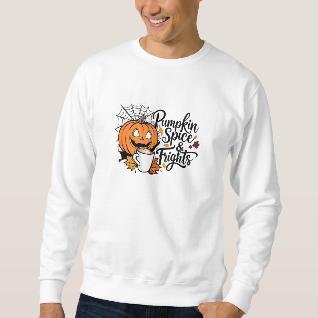 Sudadera Especias de calabaza y espantos (Anverso)