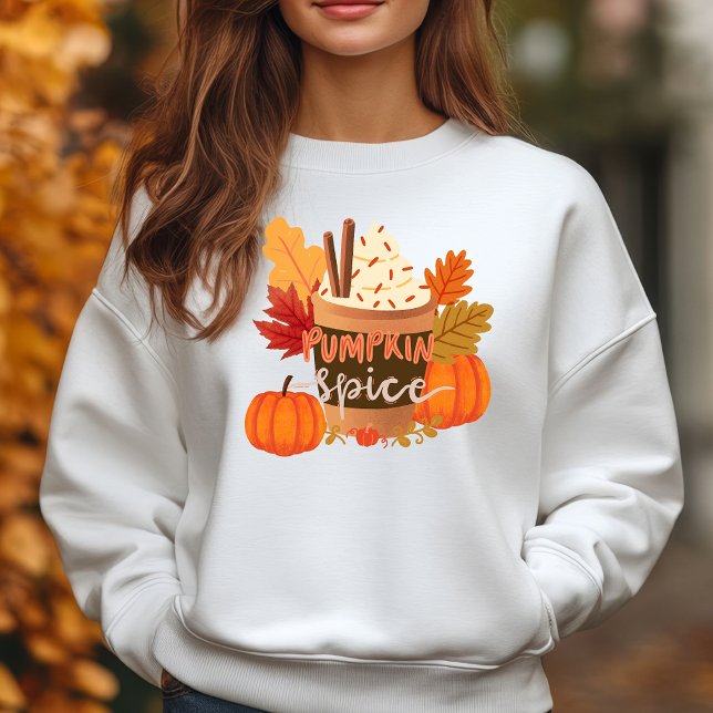 Sudadera Especie de calabaza blanca temporada festiva acoge (Subido por el creador)