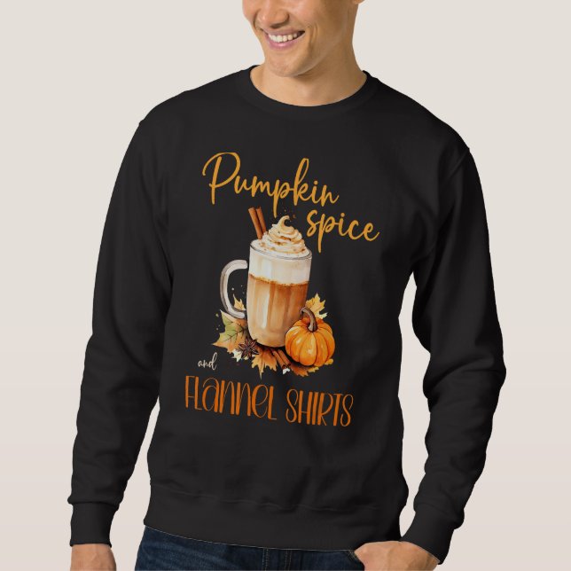 Sudadera Especie de calabaza y túneles lindo otoño otoño rú (Anverso)