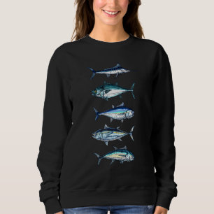 Sudadera Especies de peces de agua salada Pescado de espada