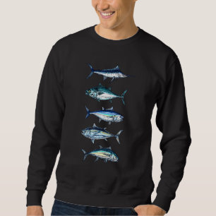 Sudadera Especies de peces de agua salada Pescado de espada