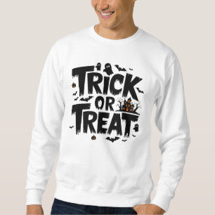 Sudadera Espectacular noche de Halloween con truco o divers
