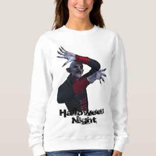 Sudadera Espectacular vampiro nocturno de Halloween