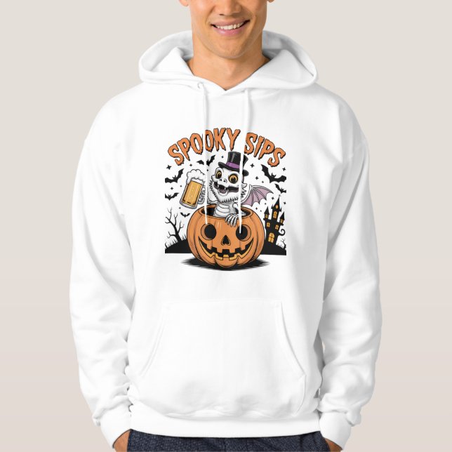 Sudadera Espectaculares Sips Skeleton Lizard Halloween (Anverso)