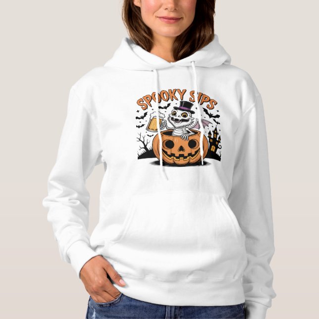Sudadera Espectaculares Sips Skeleton Lizard Halloween (Anverso)