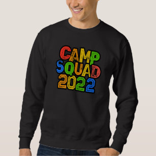 Sudadera Espectáculo colorido del campamento infantil Squad