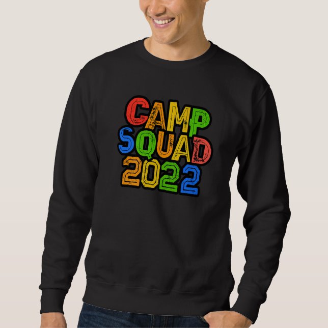 Sudadera Espectáculo colorido del campamento infantil Squad (Anverso)