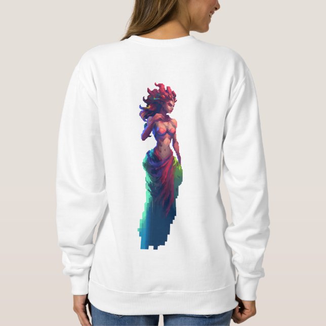 Sudadera Espectador del infierno (Reverso)