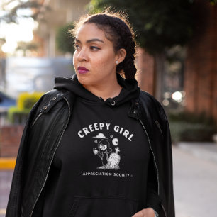 Sudadera Espeluznante estilo de terror Chica