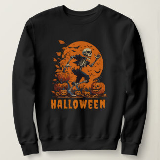 Sudadera Espeluznante Halloween Funny Skeleton