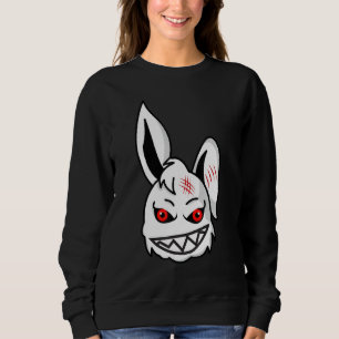 Sudadera Espeluznantes conejitos de Pascua Temen horror B