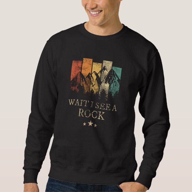 Sudadera Espera, veo una roca (Anverso)