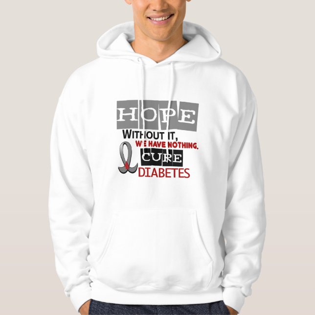 Sudadera ESPERANZA 2 de la diabetes (Anverso)