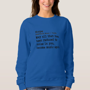 Sudadera Esperanza: Cuello de Tripulación