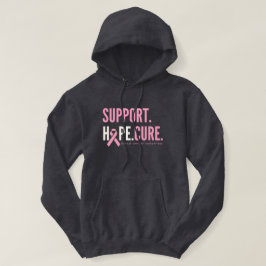 Sudadera esperanza de apoyo para el cáncer de mama Pullover
