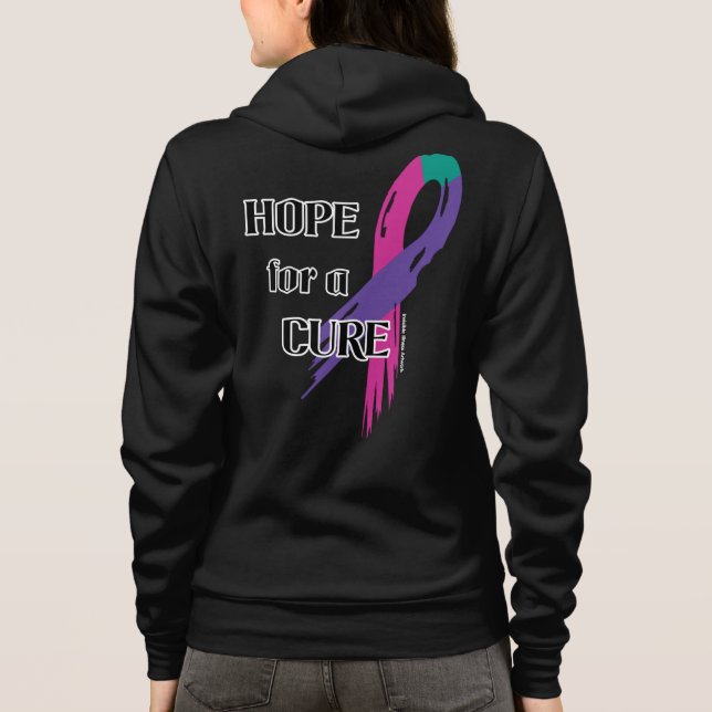 Sudadera Esperanza de una cinta de opciones curativa/rota.. (Reverso)