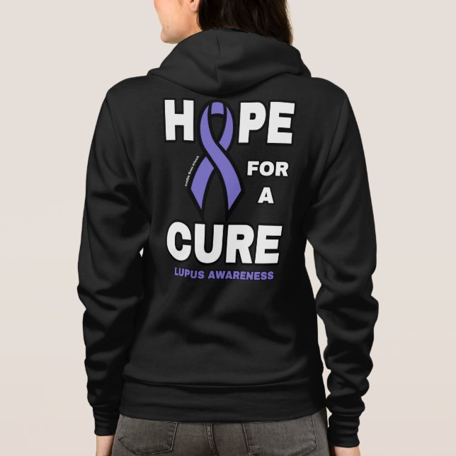 Sudadera Esperanza De Una Cura... Lupus (Reverso)