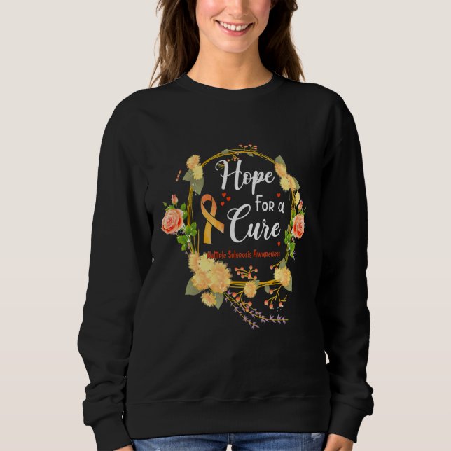 Sudadera Esperanza De Una Cura Para La Conciencia De La Esc (Anverso)