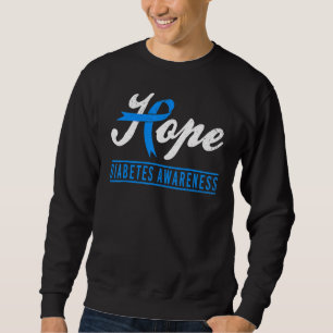 Sudadera Esperanza Diabetes Sensibilización Cinta Diabética