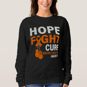 Sudadera Esperanza Lucha Cura Conciencia de Esclerosis Múlt