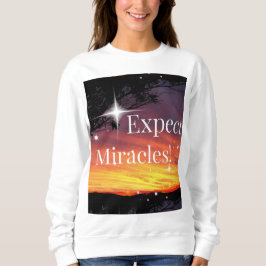 Sudadera Esperar milagros parquear cotización Inspiradora d