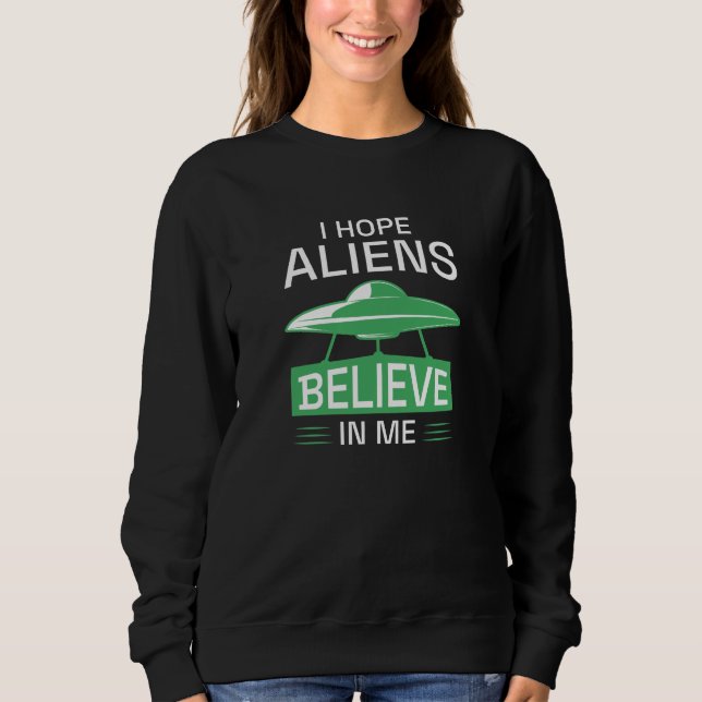 Sudadera Espero que los extranjeros crean en mí (Anverso)
