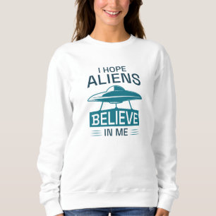 Sudadera Espero que los extranjeros crean en mí