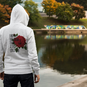 Sudadera Espero Que Sepas Que Jesús Te Ama Zipper Hoodie
