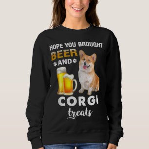 Sudadera Espero Que Trajiste Cerveza Corgi Trata A Perro 93