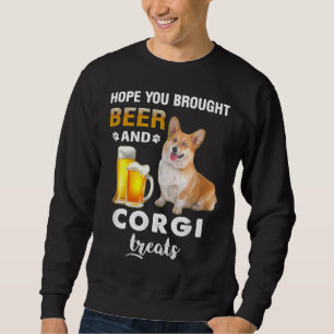 Sudadera Espero Que Trajiste Cerveza Corgi Trata A Perro 93