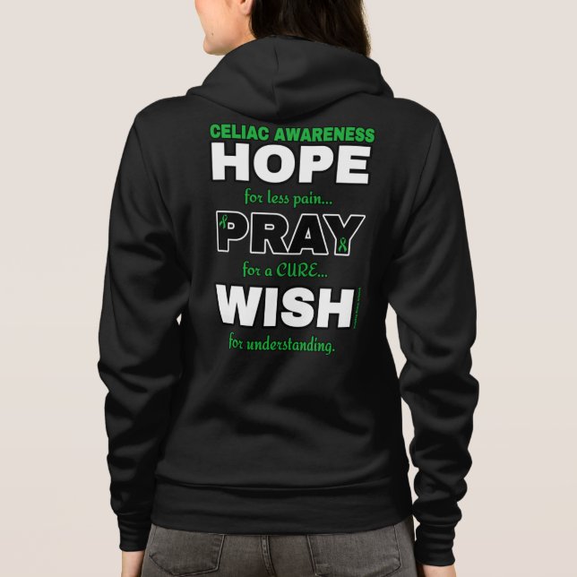 Sudadera Espero Rezar Deseo... Celiac. (Reverso)