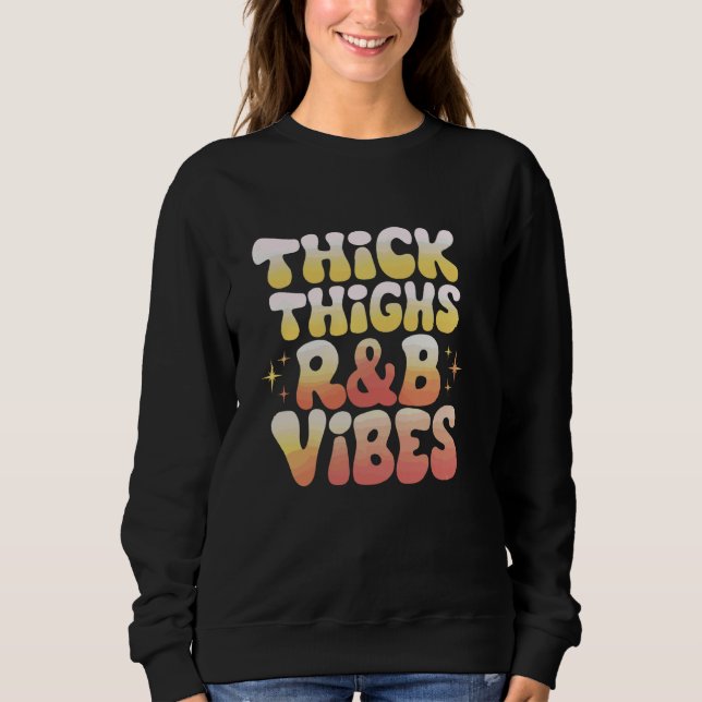 Sudadera Espesos Y Vibes De R&B Hip Hop 1 (Anverso)