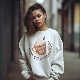 SUDADERA ESPIEZA DE PUMPKIN TEMÁTICO DE OTOÑO Y TODO BONITO