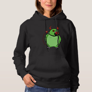 Sudadera Espinoso loro de disfraces del diablo verde cuello