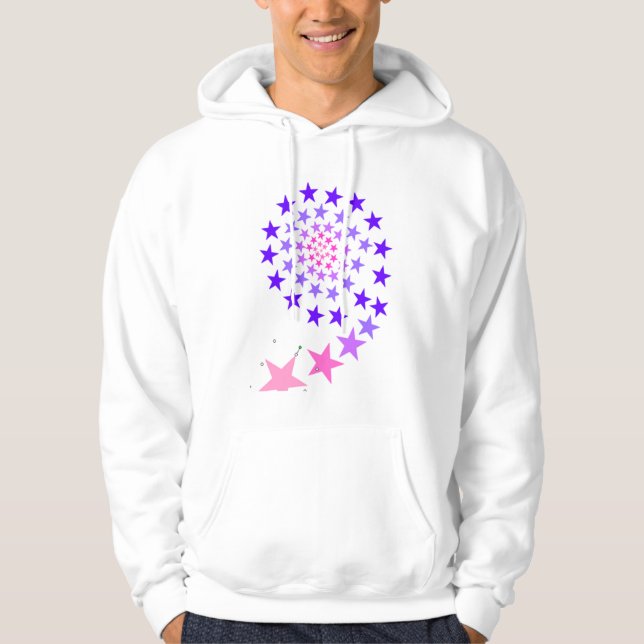 Sudadera espiral de las estrellas (Anverso)
