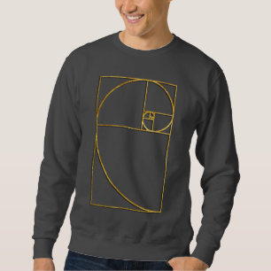 Sudadera Espiral sagrado de Fibonacci del coeficiente de