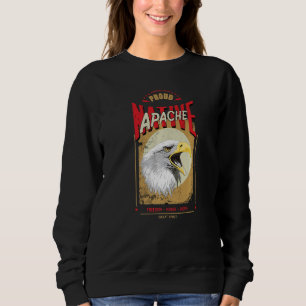 Sudadera Espíritu de Águila Nativo Americano Apache Vintage