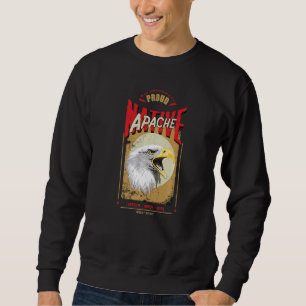 Sudadera Espíritu de Águila Nativo Americano Apache Vintage