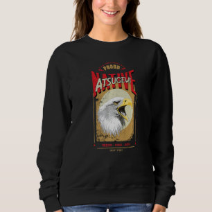 Sudadera Espíritu de Águila Nativo Americano Atsugewi Vinta