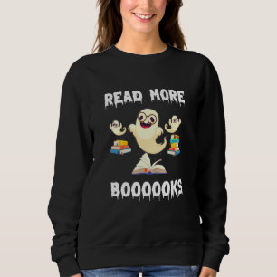 Sudadera Espíritu de Halloween Leer más libros Libro Bo