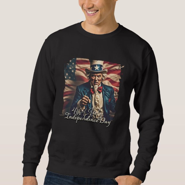 Sudadera Espíritu de libertad en rojo, blanco y azul (Anverso)