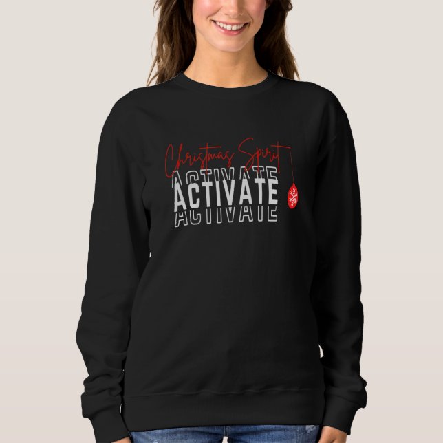 Sudadera Espíritu de navidades activar (Anverso)