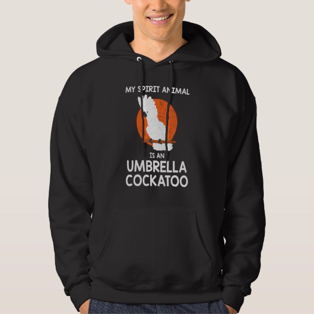 Sudadera Espíritu Loro Animal Parrot Cockatoo (Anverso)